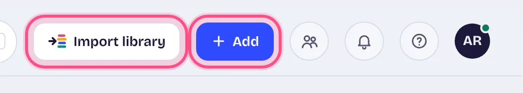 Add and Import