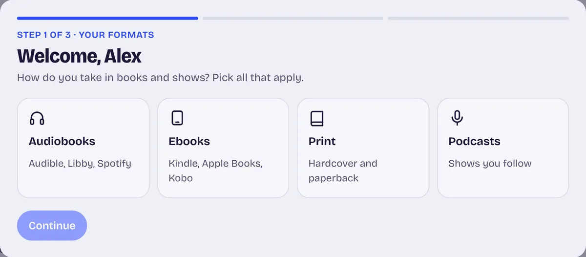 Tell us what you read